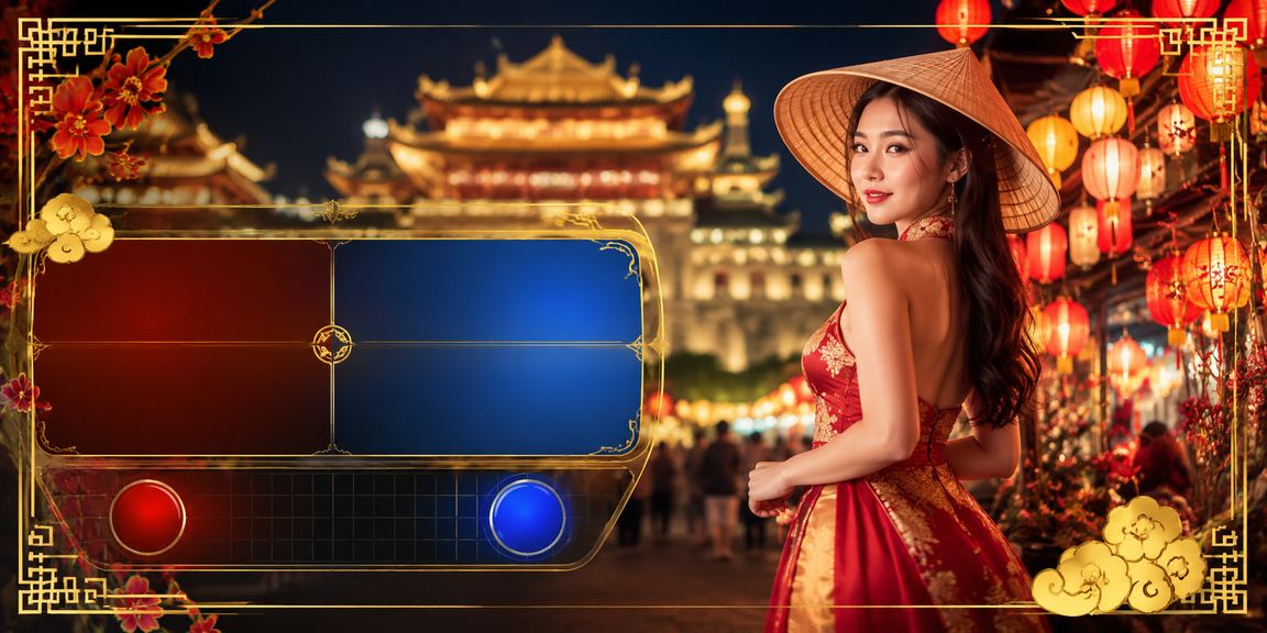 Không gian casino trực tuyến Việt Nam với màn hình hiển thị game và giao diện hiện đại